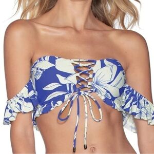 Maaji Maraja off the shoulder ruffle swim top